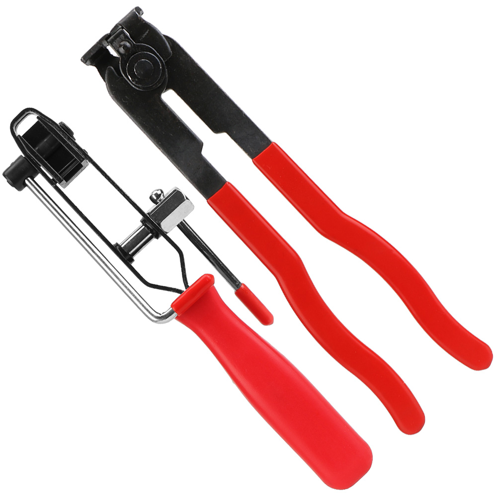 Maintenance Workshop Tools - ชุดเครื่องมือติดตั้งสายรัดรถยนต์ คีมหนีบสายรัดข้อต่อเพลาขับแบบทนทาน ชุดซ่อมรถยนต์ สำหรับท่อไอเสีย กรองน้ำมันเชื้อเพลิง เครื่องมือติดตั้งด้วยมือ