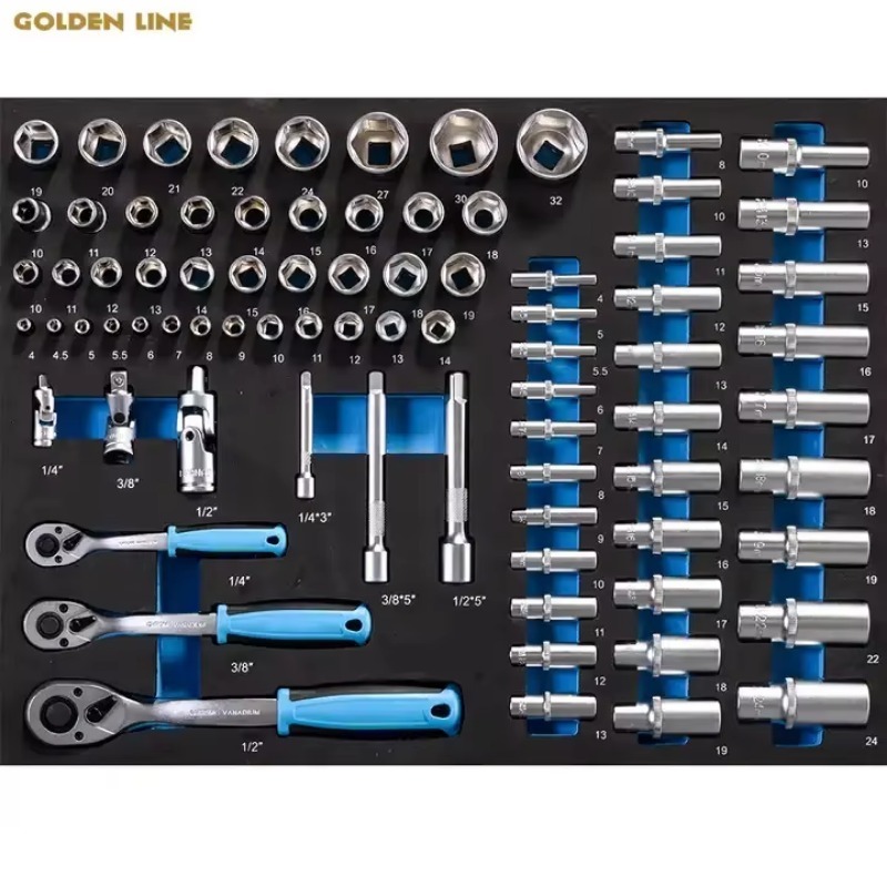 Workshop Tools In Ship - ชุดเครื่องมือซ่อมรถยนต์สำหรับอู่ซ่อมรถ ชุดเครื่องมือช่างมืออาชีพ 310 ชิ้น วัสดุ CRV