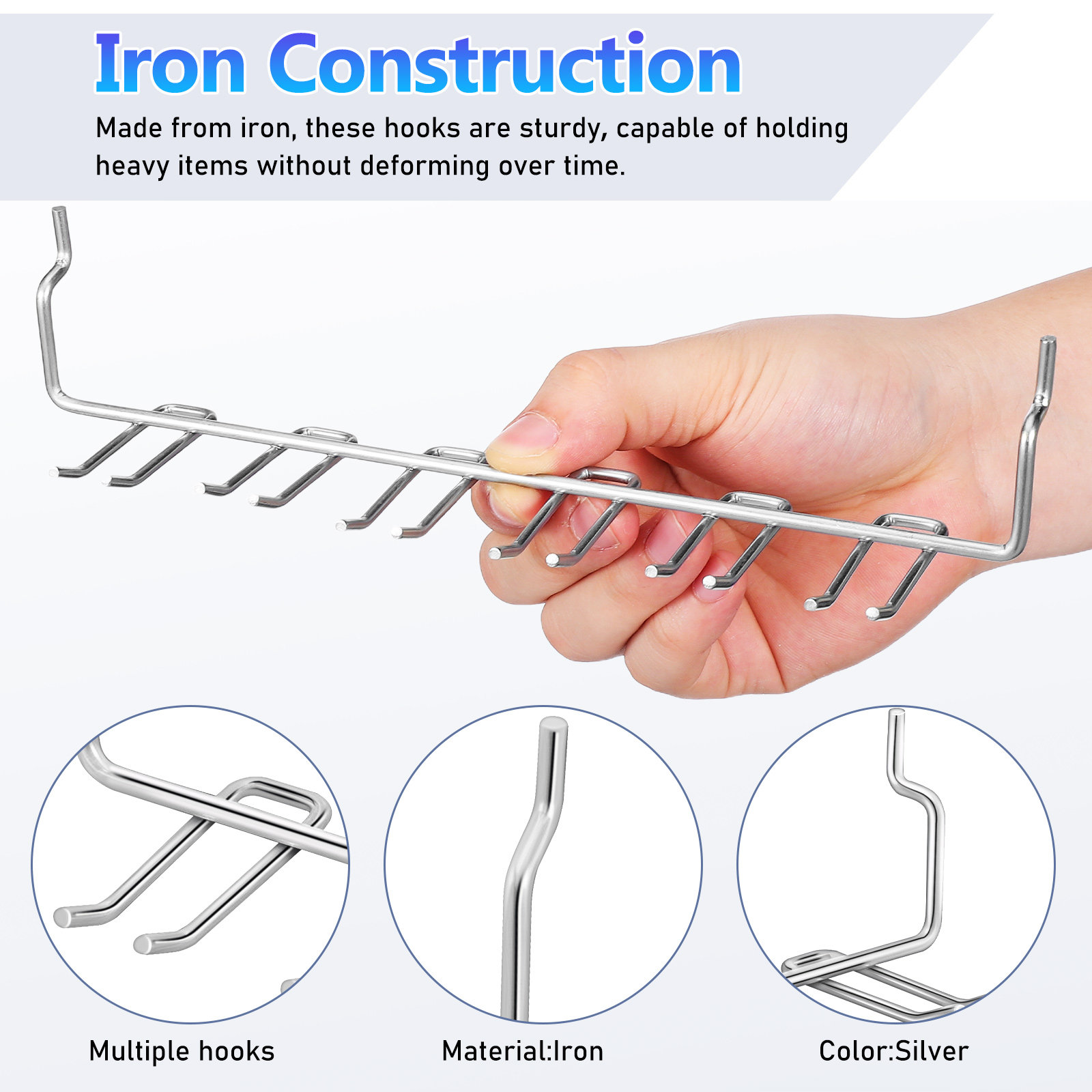 ตะขอแขวนเครื่องมือแบบสองหัว 2  - Tools For Garage Workshop บทวิจารณ์และราคา